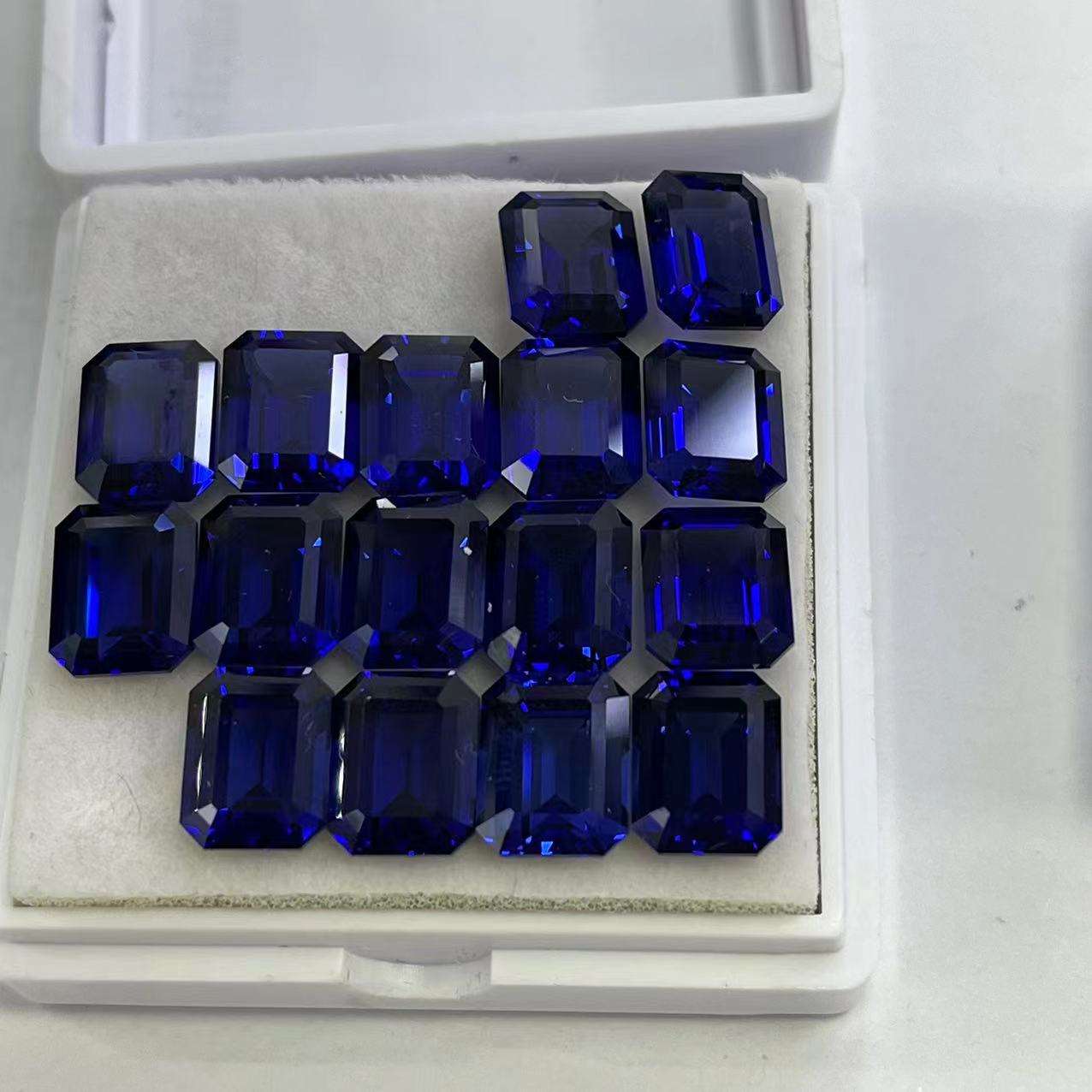 Royal Blue(emerald cut) 8x10mm