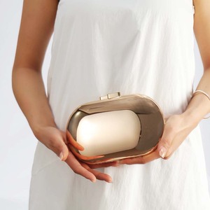 Women's Clutch Gold And Silver <b>Iron</b> Magnetic Buckle Spring 2025 Everyday Outfits - Product Image 2