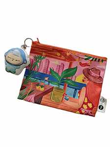 Sac en toile de coton polyester écologique à fermeture éclair, pochette de maquillage quotidienne avec logo – Nouveauté 2025, Ventes Flash - Product Image 4