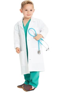 Disfraces para niños, batas blancas de laboratorio, disfraz de médico, enfermera, <span class=keywords><strong>cirujano</strong></span>, batas de laboratorio, batas de laboratorio de tela muy populares y suaves con precio al por mayor - Product Image 3