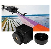 Caméra thermique infrarouge F640, module de caméra thermique 640*512, mini caméra thermique pour la détection d'incendies par drone