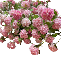 Penjualan Langsung Pabrik Bunga Hydrangea Buatan Tangan Simulasi Tinggi Gaya Alami Tangkai Tunggal Besar untuk Tahun Baru Imlek Dekorasi Rumah