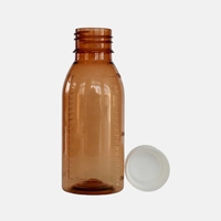 Flacon PET liquide oral de 100 ml pour eau, jus, sirop avec bouchon à vis et pulvérisateur, fabricant en gros