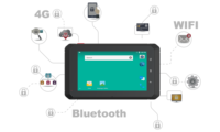Tableta Robusta para Vehículos de 5 Pulgadas, Android 7.1, Qualcomm Quad Core, 4G LTE, GPS, IP67, Terminal de Datos Móvil Industrial Portátil (MDT)