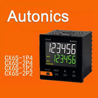 Compteur industriel numérique durable CX6S-2P4 Autonics avec relais de comptage, protection IP50, écran LCD, 100-240VAC