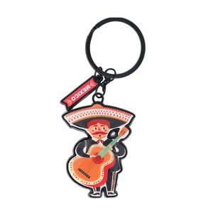 CY Porte-clés en métal imprimé CMYK, souvenir du Mexique, idéal pour les voyages et les expositions, vente chaude - Product Image 2