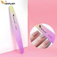 Limes à ongles Double côté tampon 100/180 tondeuse papier de verre Venalisa bloc de ponçage professionnel pédicure manucure outils de polissage