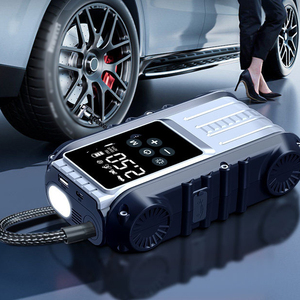 27000mAh <b>Jump</b> <b>Starter</b> with Tire Inflator Smart Clamps 4000A Peak for Car SUV Truck Gas Engine - Product Image 4