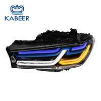 Phare LED Kabeer G30 pour BMW Série 5 2017-2020 G38 G30, phare LED HID, mise à niveau de la voiture vers un phare laser bleu M5