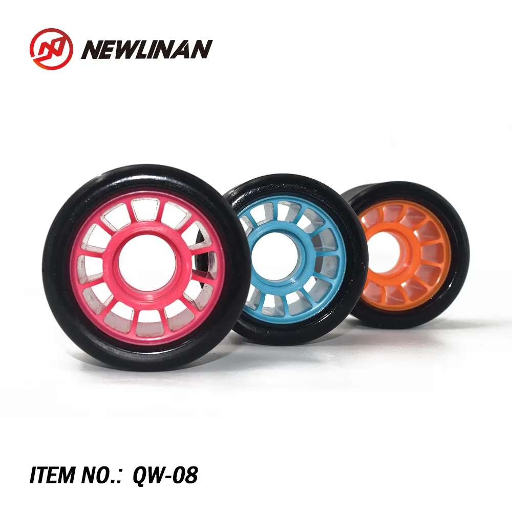 Roller Skate Derby Roda PU 62*42Mm Menyesuaikan Kekerasan dan Warna Inti