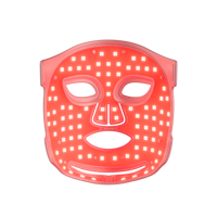 Professionelle 3D-Phototherapie Gesichtsmaske Kabelloses Handgehaltenes Lichttherapiegerät zur Rötungslinderung Aknebehandlung Gesichtspflegegerät