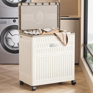 <span class=keywords><strong>กล่อง</strong></span>เก็บของขนาดใหญ่สำหรับใช้ในบ้าน พร้อมล้อเลื่อน วัสดุ PP สำหรับจัดเ<span class=keywords><strong>ก</strong></span>็บเสื้อผ้า ผ้าห่มในห้องนอน ตู้เ<span class=keywords><strong>ก</strong></span>็บเสื้อผ้าแบบเคลื่อนย้ายได้ - Product Image 2