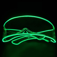 Longstar 2023 vente en gros Coachella lumière LED Cyber Punk lunettes masques de fête pour noël Halloween