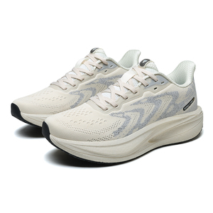 Zapatillas de Running Modernas con Entresuela de Espuma Gruesa Acolchada, Tejido Ventilado con Patrón Ondulado y Detalles en <span class=keywords><strong>Verde</strong></span> Menta para Entrenamiento en Carretera - Product Image 3