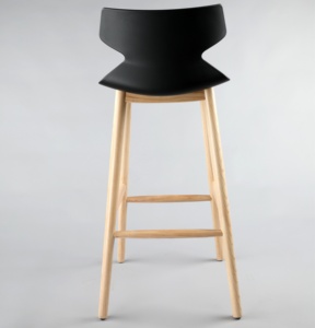Tabouret de <span class=keywords><strong>bar</strong></span> haut de gamme en bois massif, écologique et stable, conforme aux normes ANSI/BIFMA, pour <span class=keywords><strong>bar</strong></span> à domicile, hôtel, salle à manger, salon - Product Image 4