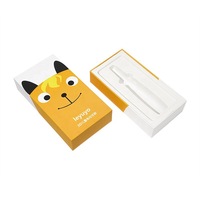 Maßgefertigte Starre Karton-Geschenkbox mit Glanzlaminierung und Prägung für Elektrische Zahnbürsten-Blisterverpackung, Beschichtetes Schwammfutter, Deckel und Boden