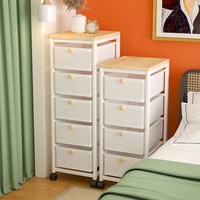 Étagère multifonctionnelle pour l'organisation de collations et de fruits et légumes pour la maison Panier à roulettes en métal Chariot utilitaire Support de rangement