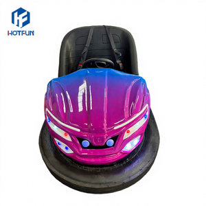 Voiture tamponneuse pour enfants pour parc d'attractions extérieur - Électrique en fibre de verre pour intérieur/extérieur, certifiée CE, usage commercial - Product Image 1