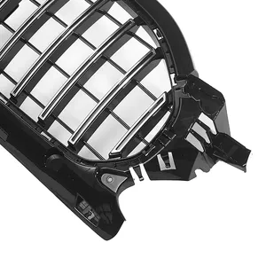 <b>For</b> Mercedes Benz GLA H247 Standard 2020 2021 2022 2023 Front Bumper Hood <b>Mesh</b> Upper Grid Replacement <b>Grille</b> Style - Product Image 5