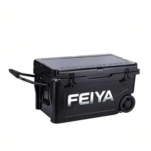 Nevera Portátil con Ruedas de Plástico Rotomoldeado, Reutilizable, con Impresión de Logotipo Personalizado, Capacidad de 55QT, Diseño Moderno, a Prueba de Fugas, para Latas, de PE - Product Image 1
