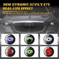 Phare LED Macon Devil Eye, vente chaude, 12V, télécommande RGB, changement de couleur, projecteur œil d'aigle, yeux d'ange pour voiture/moto