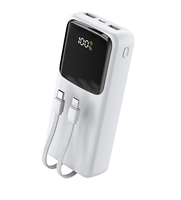 Produk Terlaris: Power Bank Portabel 20000mah Pengisian Cepat 22.5W 10000mah dengan Kabel Terintegrasi