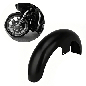 Garde-boue avant de moto 19 pouces pour Harley Road Street Glide, noir brillant, noir mat, couvre-roue avant - Product Image 4
