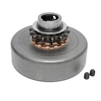Embrayage centrifuge pour mini-moto Go Kart, alésage de 1 pouce # Chaîne 40 41 420 14T Haute résistance pour moteur 8-18HP en stock