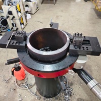Machine à chanfreiner les tuyaux pneumatique OCP-325, à fixation externe sur site, type coquille, pour acier au carbone et acier inoxydable, 12 pouces, chanfreineuse à froid