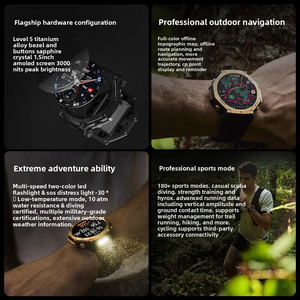 <span class=keywords><strong>Reloj</strong></span> Deportivo Inteligente Original <span class=keywords><strong>Amazfit</strong></span> Huami T-Rex3 <span class=keywords><strong>Pro</strong></span> de 48 mm con GPS de Doble Frecuencia, Posicionamiento, Navegación y Función de Buceo - Product Image 5