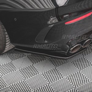 Difusor de Parachoques Trasero, Alerón Canard, ABS Negro Brillante para Mercedes-Benz Clase CLA C118 CLA35 CLA45 AMG 2021 2022 2023+ - Product Image 4