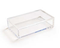 Boîte de rangement pour Mahjong sur mesure en gros, boîte de présentation transparente en acrylique Lucite pour collection de jeux et décoration intérieure