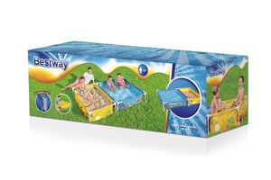 Ensemble combiné <span class=keywords><strong>piscine</strong></span> et bac à sable Bestway 561CF 2-en-1 pour enfants, mini <span class=keywords><strong>piscine</strong></span> hors sol à cadre et bac à sable pour l'extérieur - Product Image 6