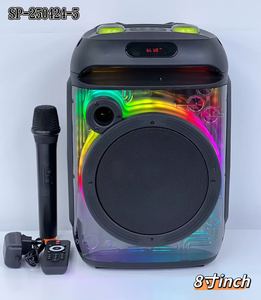 最新8英寸顶级音箱无线好低音带强声音无线麦克风 - Product Image 4