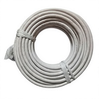 Kabelgebundenes Kommunikationskabel Graue Spiralkabel mit Kabelbinder SS-16-SMB-75-10