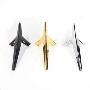 <span class=keywords><strong>Gambe</strong></span> a tre punte a forma di diamante da 45mm semplificato, <span class=keywords><strong>gambe</strong></span> del divano hardware estese, <span class=keywords><strong>gambe</strong></span> di supporto in metallo per tavolino da caffè dell'armadio - Product Image 1