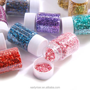 Early Riser Epoxy Art 38 Couleur Glitter Métal <span class=keywords><strong>Cassé</strong></span> Verre Remplisseur Irrégulier Pierre Portable Nail Sequin Accessoires - Product Image 4