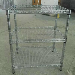 Estantes de malla de alambre cromado Mracking, estantes de almacenamiento de almacén y taller móvil para vehículos de clasificación exprés de comercio electrónico - Product Image 6