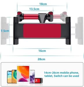 Wohefu ที่วางโทรศัพท์ในรถอเนกประสงค์, ใหม่ที่วางโทรศัพท์มือถือแท็บเล็ตปรับได้หลายมุมที่วางโทรศัพท์ด้านหลังเหมาะสำหรับ <span class=keywords><strong>iPad</strong></span> - Product Image 5