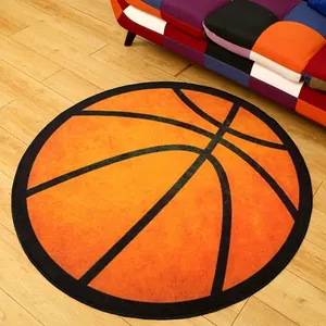 Alfombra de baloncesto con logotipo personalizado, colorido, irregular, increíble, 3D