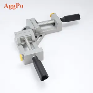 Aluminum Table Flat Vise Jaw Press Engraving Bench Clamp Electric Drilling Polishing Work Table Vices Tool