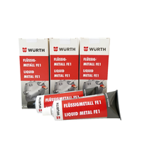 Adhésif époxy liquide gris de qualité industrielle Wurth FE1 AB, mastic pour acier, réparation de métaux, non polluant, 500 g