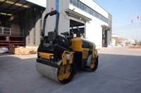 Compacteur routier vibrant à double tambour entièrement hydraulique de 5T, marque chinoise réputée, pour la compactation de l'asphalte