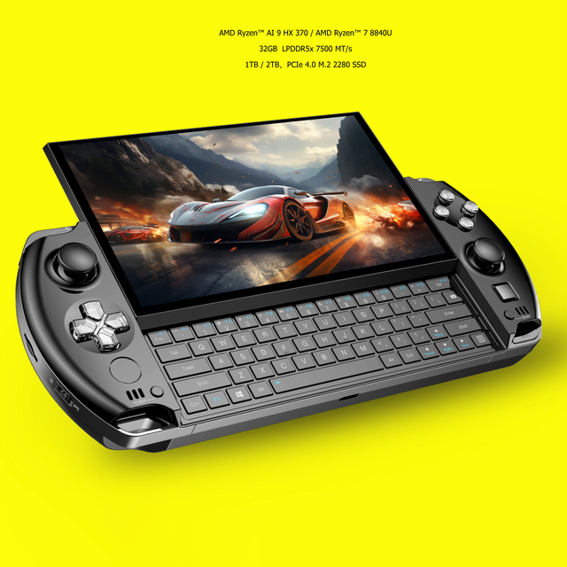 GPD Win4 Gaming Console Handheld PC Device Win 4 AI Game Console Handheld Computer Win11 AI 9 HX 370 R7-8840U 32G 1TB 2TB