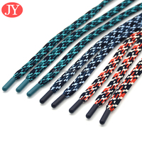 Lacets plats tressés 100 % polyester ODM OEM, haute ténacité, élastiques, écologiques, finition cirée, 10 mm, pour sacs et vêtements