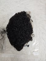 Letsfly Promotion 49$ Perruques Courtes Bouclées HD Lace Chioma avec Baby Hair, Frontale en Dentelle 13x4, 100% Cheveux Humains Naturels, Vente en Gros 120g