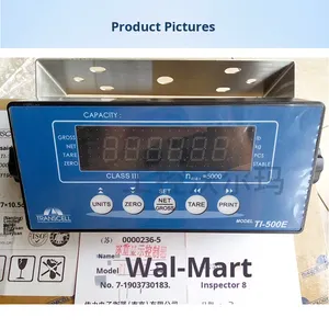 Instrumento de Visualización de Pesaje Transcell TI-500E Digital con Precisión del 0.5% y 1.5kN, Actuador Electrónico de 5VDC - Product Image 5