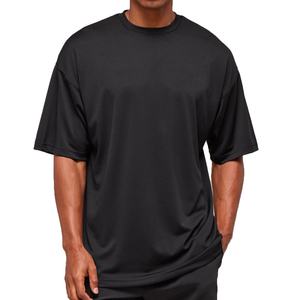 Camiseta Deportiva para Hombre al por Mayor, Camiseta de Algodón Puro con Combinación de Colores, Informal, Holgada y Cómoda - Product Image 1