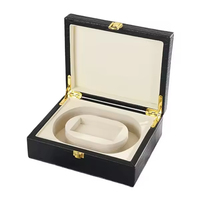 Boîte cadeau pliante de luxe en bois de pin recyclable, en cuir PU, avec couvercle magnétique, gravure laser, design artisanal, biodégradable, forme rectangulaire personnalisée