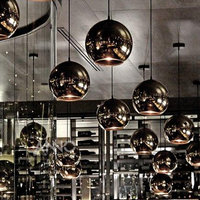 Lustre en verre doré de luxe décoratif moderne ANNO, éclairage LED personnalisé pour chambre à coucher